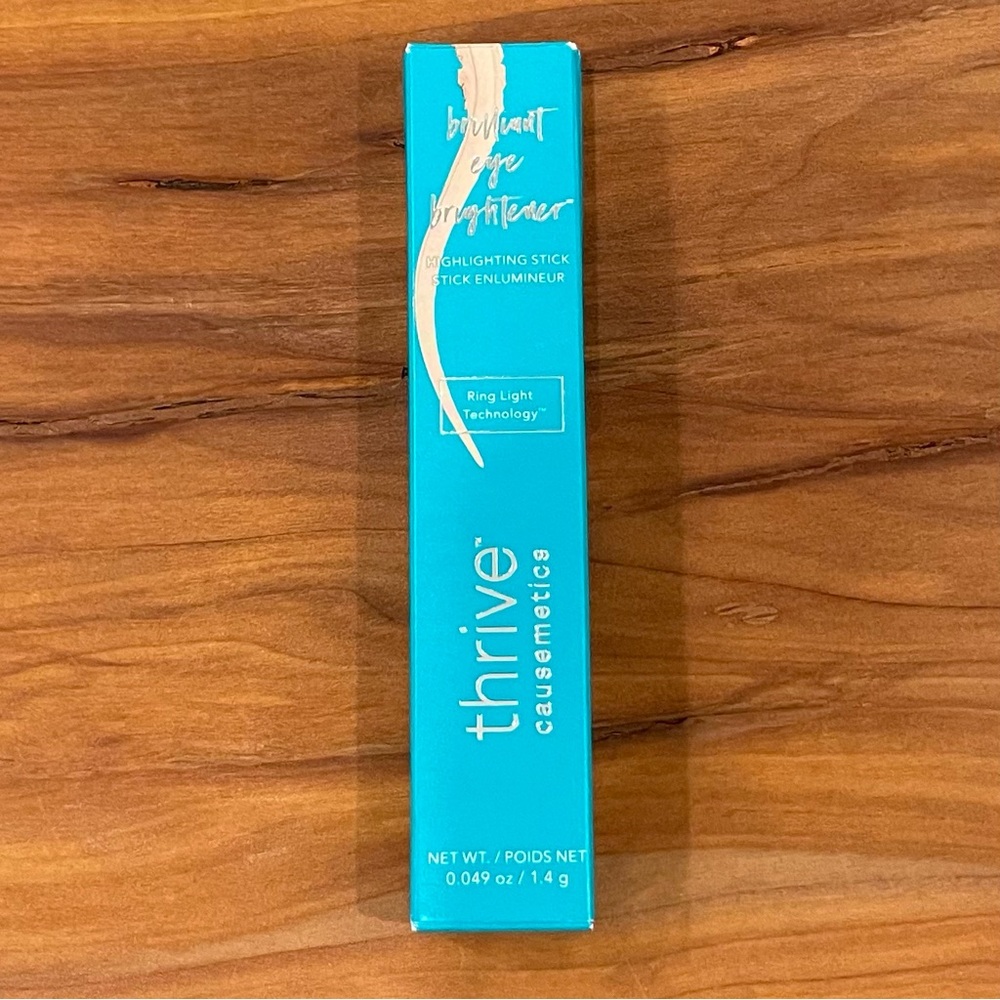 NWT THRIVE CAUSEMETICS Brilliant Eye Brightener Highlighting Stick - STELLA
